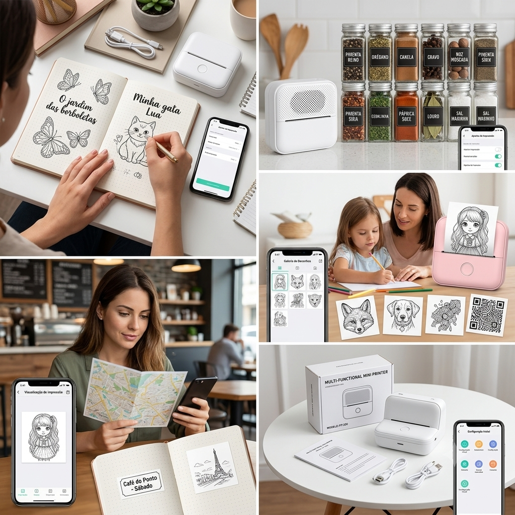 Portable Bluetooth Thermal Mini Printer